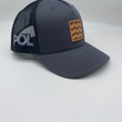 Load image into Gallery viewer, POL LOGO CLASSIC 5 PANEL HAT Ombre Blue/Navy