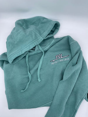 REALLY COMFY MID WEIGHT PIGMENT  DYED HOODIE-UNISEX