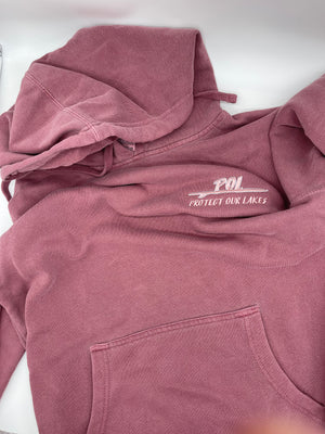 REALLY COMFY MID WEIGHT PIGMENT  DYED HOODIE-UNISEX