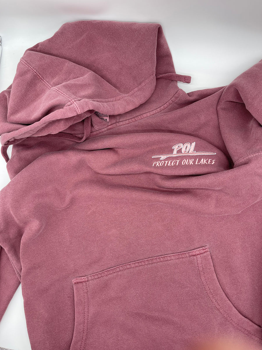 REALLY COMFY MID WEIGHT PIGMENT  DYED HOODIE-UNISEX